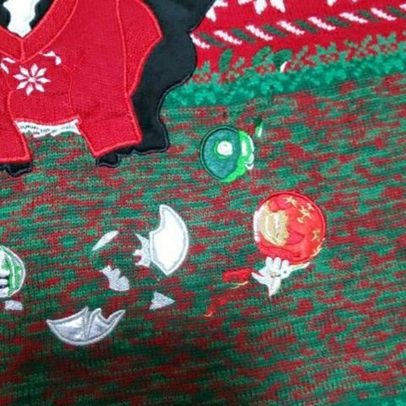 UGLY CHRISTMAS SWEATER Angry Cat XL - Picture 3 of 8